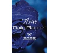 Fresh Start 2025 Thrive Daily and Weekly Planner, Personal Organizer & Productivity Journal, Lightweight 365 Undated 6" x 9" (15.24 x 22.86 cm) pages