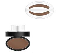 Fresheight Set di timbri deluxe per sopracciglia, set di timbri per sopracciglia impermeabili, trucco naturale degli occhi, impermeabile, a prova di sudore, adatto per principianti, per donne (marrone