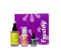 FRESHLY COSMETICS - Viso Cofanetto Anti-Ageing Routine - Tonico viso,Trattamento antietà pelli mature,Trattamento viso antirughe,Siero antirughe,Cofan