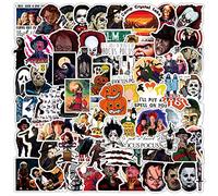 FRESHOER 200 Adesivi per Halloween con Zucca The Nightmare Before Christmas Stickers Impermeabili