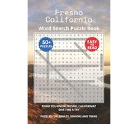 Fresno California Word Search Puzzle Book