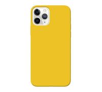 Fresnour Adatto per iPhone 11 Pro 5,8 pollici, cover bumper trasparente, resistente ai graffi (giallo)