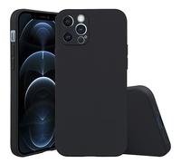 Fresnour Adatto per iPhone 11 ProMax 6,5 pollici, cover bumper trasparente, resistente ai graffi (nero opaco)