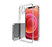 Fresnour Adatto per iPhone 12 ProMax 6,7 pollici, cover bumper trasparente, resistente ai graffi (cristallo trasparente)