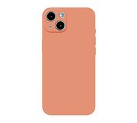 Fresnour Adatto per iPhone 13 da 6,1 pollici, cover bumper trasparente, resistente ai graffi (Begonia Color)