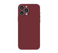 Fresnour Adatto per iPhone 13 Pro 6,1 pollici, cover bumper trasparente, resistente ai graffi (Claret)