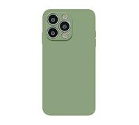 Fresnour Adatto per iPhone 13 Pro 6,1 pollici, cover bumper trasparente, resistente ai graffi (verde Matcha)