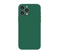 Fresnour Adatto per iPhone 13 Pro 6,1 pollici, cover bumper trasparente, resistente ai graffi (verde nero)