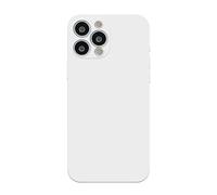 Fresnour Adatto per iPhone 13 ProMax 6,7 pollici, cover bumper trasparente, resistente ai graffi (Milkshake White)