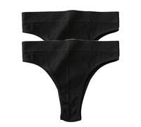 FRESQA 2 Pezzi/Set Slip da Donna Senza Cuciture Slip a Vita Alta Tinta Unita Mutandine brasiliane Ragazze Mutande Sexy per Lingerie da Donna