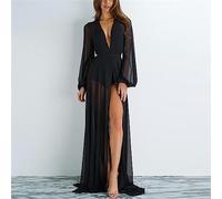 FRESQA 2023 Summer Beach Cover Up Donne Beach Dress Solid Bikini Cover Up Costumi da bagno Donne Beach Wear Cardigan Costume da bagno