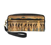 FRESQA Mini trousse portatile con stampa artistica folk messicana, versatile e compatta, perfetta per i tuoi oggetti essenziali, Donne nell'antico Egitto, Taglia unica