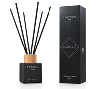 FRESSO Reed Diffuser | Diffusore con bastoncini I profumo per ambienti | Bacchette profumate dal design moderno in pietra | 100 ml (Cadence 100 ml)