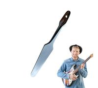 Fret Crowning File, High Carbon Steel Chitarra Fret Leveling Tool, Precision Luthier Tool with Smooth Effortless String Action for Chitarra Maintenance, 7.87x1.18x0.2 Inches
