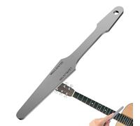 Fret End File, Guitar Repair Tool, Double Sided Luthier Accessory, Professional Pinnacle Archive, Fret Crowning File, Suitable for Electric, Acoustic, Bass Guitars, 7.87x1.18 In