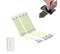 Fret Floss, Fret Floss Guitar String Cleaner, Portable Guitar Fingerboard Cleaning Tool, for Violin/Bass/Ukulele/Electric Guitars and Other Musical Instrument (2PC,White)