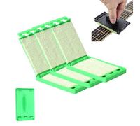Fret Floss, Fret Floss Guitar String Cleaner, Portable Guitar Fingerboard Cleaning Tool, for Violin/Bass/Ukulele/Electric Guitars and Other Musical Instrument (3PC,Green)