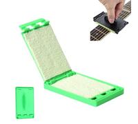 Fret Floss, Fret Floss Guitar String Cleaner, Portable Guitar Fingerboard Cleaning Tool, for Violin/Bass/Ukulele/Electric Guitars and Other Musical Instrument (1PC,Green)