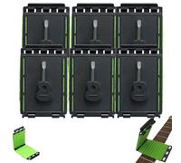 Fret Floss Guitar String Cleaner - 360° Wrap Cleaning Tool for Acoustic & Electric Guitar, Bass & Ukulele, Reusable Ultra-Slim Fretboard Cleaner, 1-6 Pack (6 pezzi)