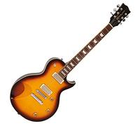 FRET KING CHITARRA PERSONALIZZATA ETICHETTA NERA - TABACCO FIAMMATO SUNBURST