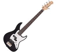 Fret-King Perception - Basso a 5 corde, colore: Nero lucido