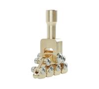 Fret Press Strumento di riparazione per chitarra e basso, in rame, per un'installazione e una manutenzione precise dei tasti