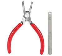 Fret Puller - Small Flat Head Non-Slip Steel Cutter | Adjustable 4.7inch Guitar Fret Puller Pliers For Bass Acoustic Mandolin Banjo Ukulele Replacement Repair Maintenance