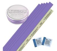 FretGuru Leveling Beam Replacement Sandpaper - 240 Grit 5-Pack Self-Ad