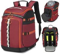 FRETHIND Borsa per scarponi da sci con scomparto per casco Zaino da sci 65L Nylon Zaino per scarponi da sci con tasca per casco Borsa da sci Sacca da sci per scarponi da sci Pattini da ghiaccio