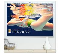 FREUBAD (hochwertiger Premium Wandkalender 2026 DIN A2 quer), Kunstdruck in Hochglanz: Schwimmen Sie im "FREUBAD" durch ein bildschönes Jahr.
