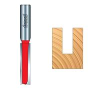 Freud 12-162: 13/16" (diam.) Punta dritta a doppia scanalatura con codolo da 1/2"