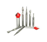 Freud 87108 Set di 8 punte per router CNC per cartellonistica