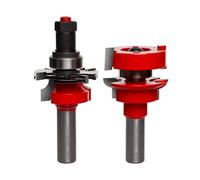 Freud 99 - 760: 1-11/16" (diametro) Premier regolabile Rail & Stile Bit con 1/2 "Shank (Round Over), 3-3/4" Lunghezza totale