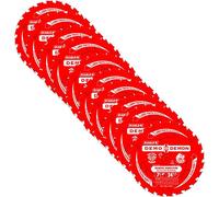 Freud D0724DA - Set di 10 lame per sega circolare Diablo Demo Demon 7-1/4" x 24 denti