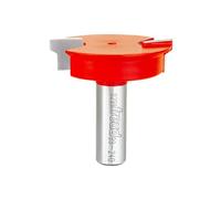 Freud Drawer Lock Bit with Perma-Shield Coating for Fast, Efficient and Strong Drawer Joints - 2 Cutters, 16000 RPM, 30° Angle, 33/64" Height, 2" Length, 1/2" Shank - 99-240