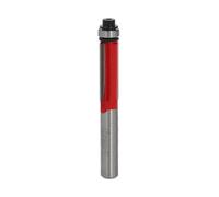 Freud Fresa per rifilare a 2 taglienti diritti in metallo duro HW con cuscinetto lato punta. Codolo gambo A=8 mm, diametro di taglio D=9,53 mm, altezza di taglio h=25,8 mm, 42-10008P - F03FR01933