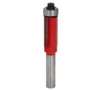 Freud Fresa per rifilare a 2 taglienti diritti in metallo duro HW con cuscinetto lato punta. Codolo gambo A=8 mm, diametro di taglio D=12,7 mm, altezza di taglio h=25,7mm, 42-10408P - F03FR01939