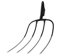 Freund Victoria Forca per fieno con attacco a molla 37x32 cm, 4 denti senza manico - extra large