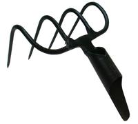 Freund Victoria Forca per letame, Victoria, 4 denti, 21 x 20 cm senza manico, con attacco a molla