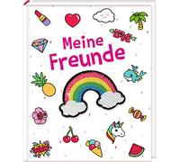 Freundebuch - Funny Patches - Meine Freunde: mit Wendepailletten-Patch