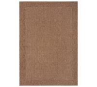 Freundin Home Collection Tappeto per esterni Vena (120 x 170 cm, 100% polipropilene, resistente all'umidità e ai raggi UV, per balcone, terrazzo, giardino e anche salotto), marrone