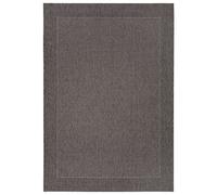 Freundin Home Collection Tappeto per esterni Vena (120 x 170 cm, 100% polipropilene, resistente all'umidità e ai raggi UV, per balcone, terrazzo, giardino e anche salotto), tortora, antracite