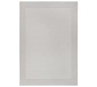 Freundin Home Collection Tappeto per esterni Vena (80 x 150 cm, 100% polipropilene, resistente all'umidità e ai raggi UV, per balcone, terrazzo, giardino e anche salotto), grigio chiaro, argento