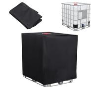Frevoitna 120×100×116cm Copertura per Serbatoio 1000 Litri Acqua, Cover Protettiva per Serbatoio di Acqua Piovana, Coperchio del Serbatoio, Coperture Cisterne, Telo Protettivo Adatto per Serbatoio IBC