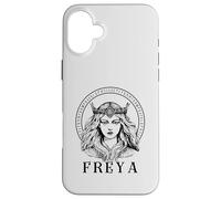 Freya Dea vichinga della mitologia norrena Rune Freyja Custodia per iPhone 16 Plus