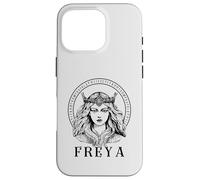 Freya Dea vichinga della mitologia norrena Rune Freyja Custodia per iPhone 16 Pro