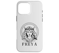 Freya Dea vichinga della mitologia norrena Rune Freyja Custodia per iPhone 16 Pro Max
