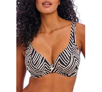 Freya Donne Fiji Falls Alta Apice Ferretto Bikini Top (206813), Nero, 3E