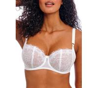 Freya Fascinate Underwire Unlined Balconette Bra Reggiseno a Balconcino, Bianco, 2F Donna
