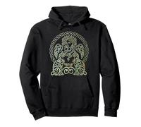 Freya Goddess Freyja Viking Norse Mythology Celtic Vintage Felpa con Cappuccio